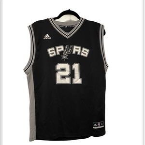 Adidas tim duncan san antonio spurs jersey